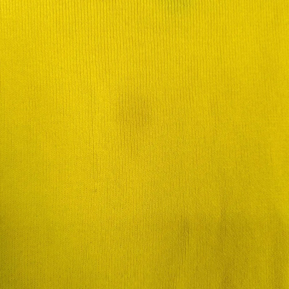 Talbot's Bright Yellow Off the Shoulder Bell Sleeve Top Size Large - Picture 2 of 7